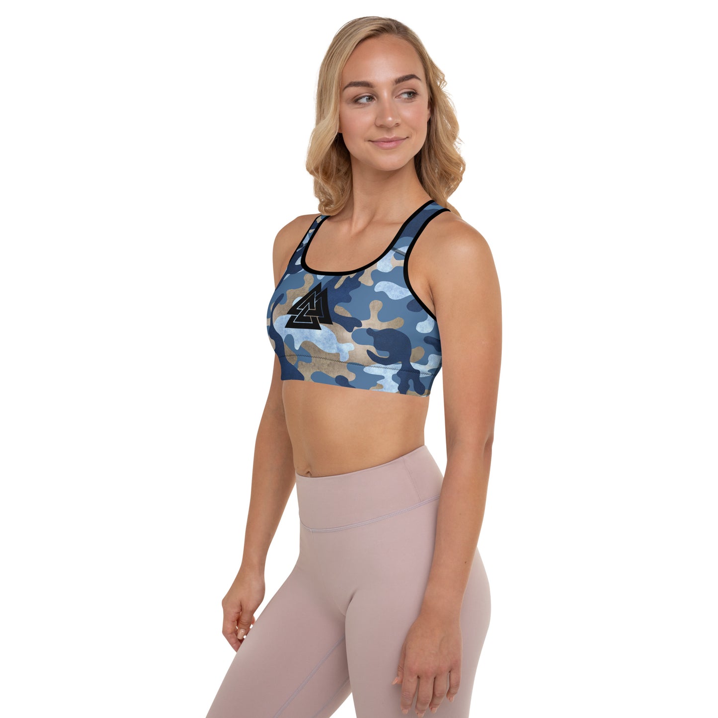 Camouflage Padded Sports Bra