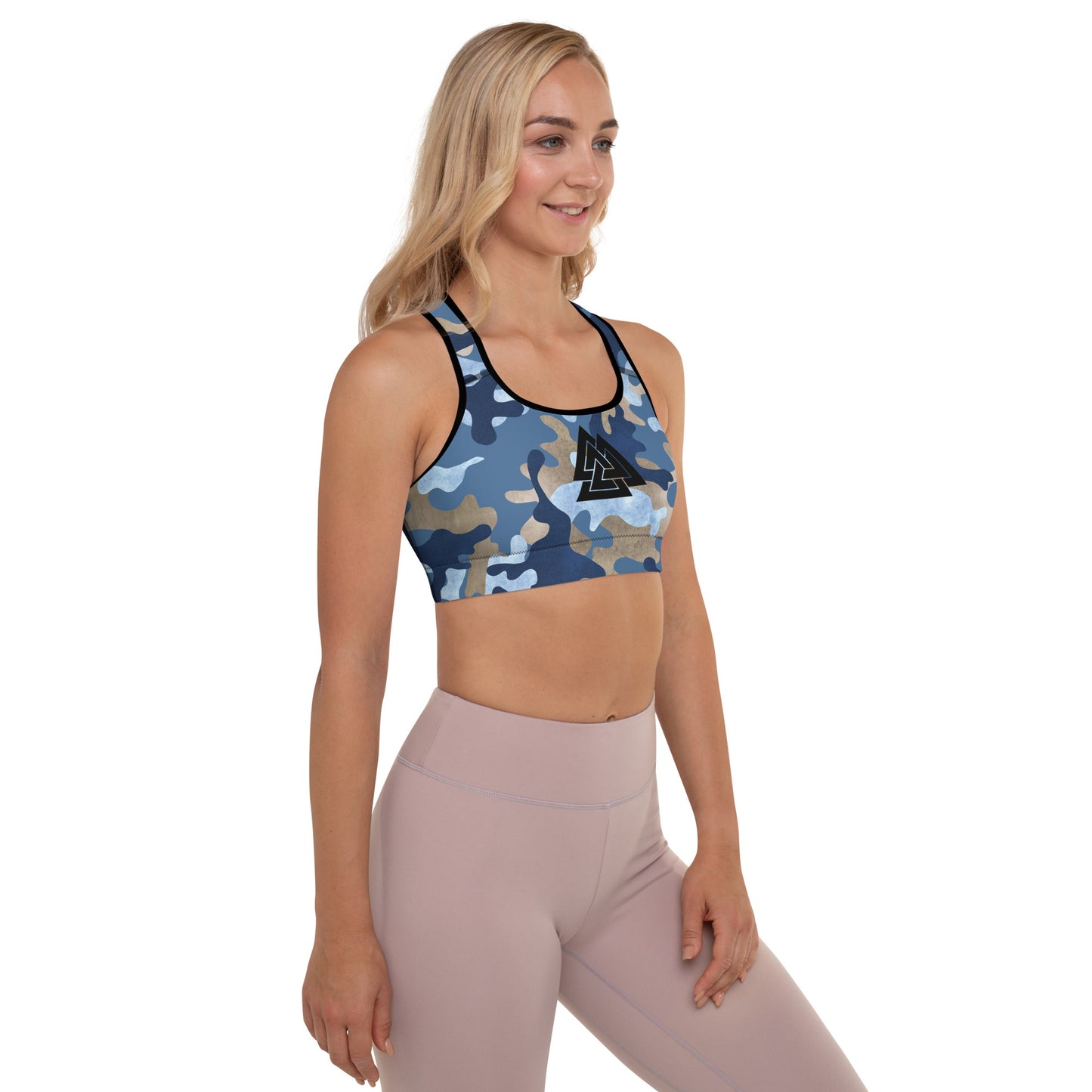 Camouflage Padded Sports Bra