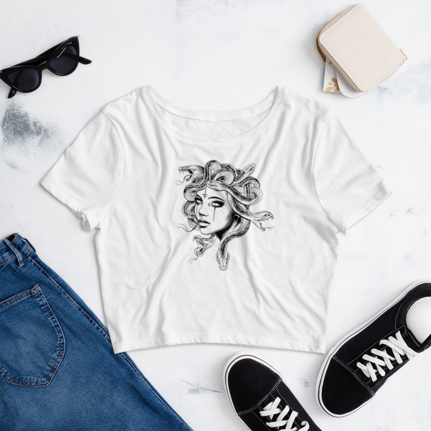 Medusa Crop Tee