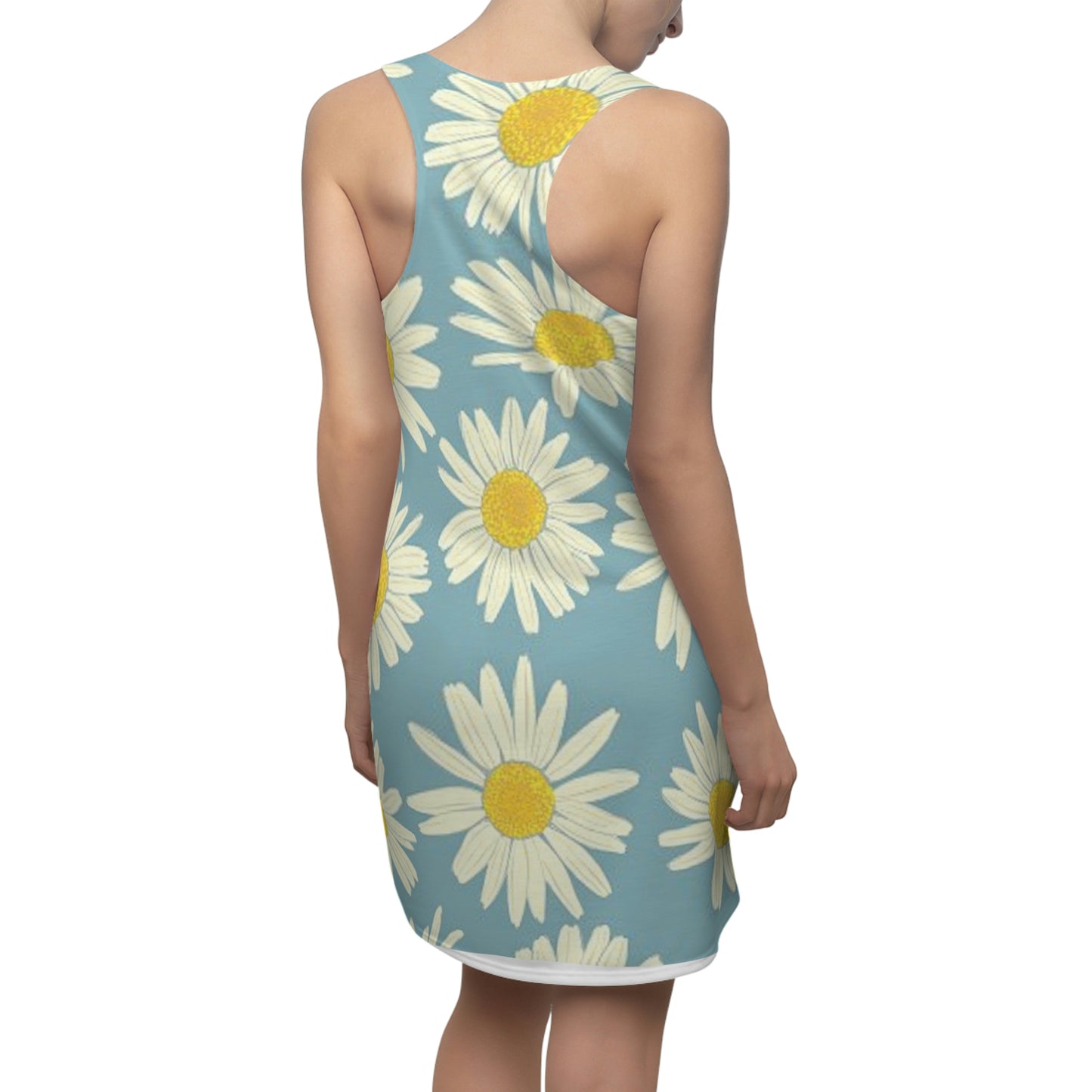 Floral Women's Cut & Sew Racerback Dress (AOP)