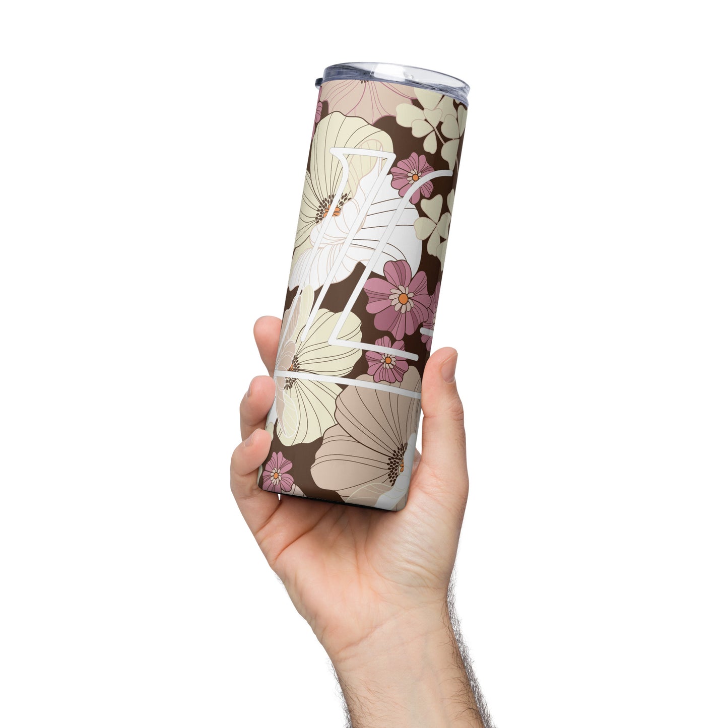 Floral Stainless steel tumbler